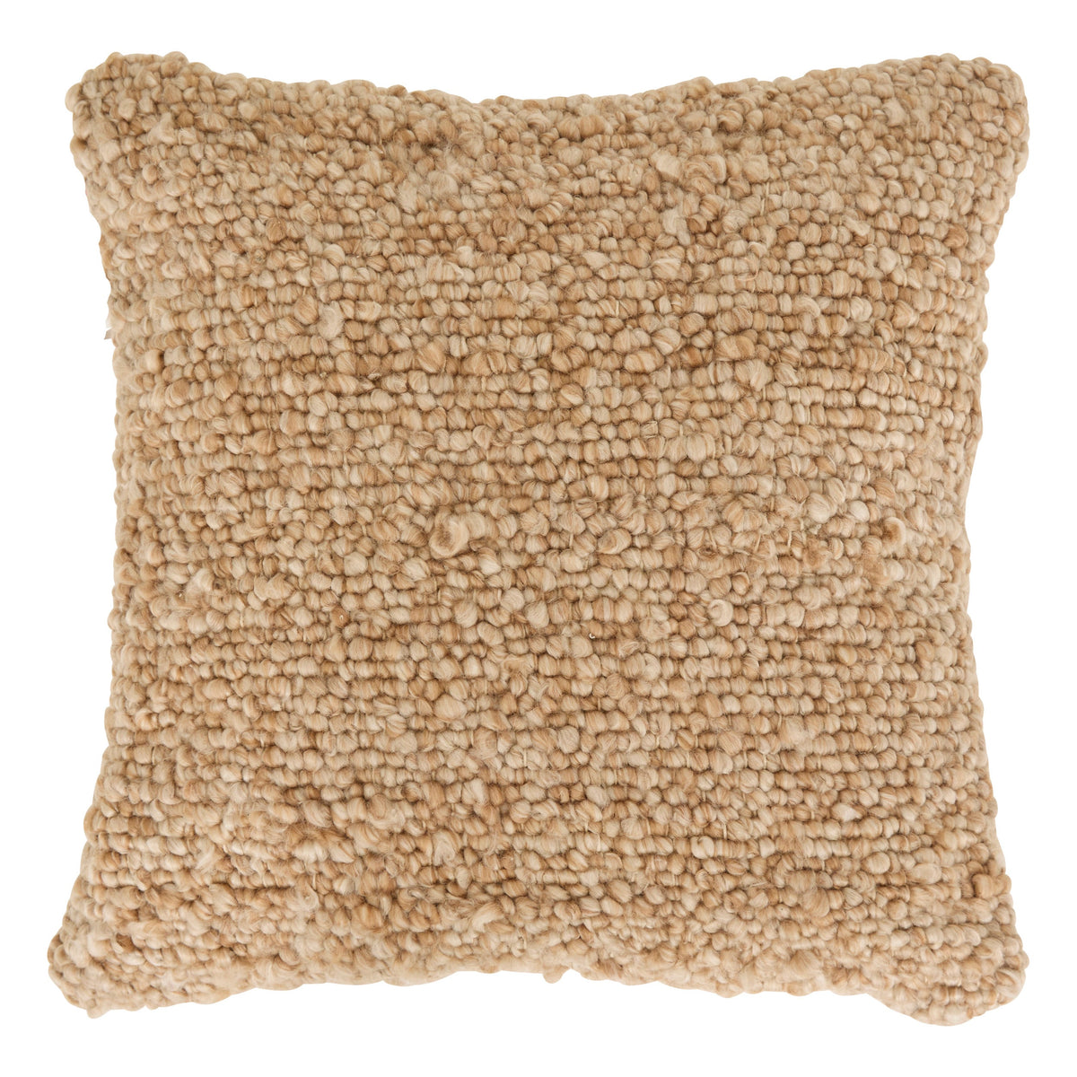 Cushion "Volna" Square Wool-Like Cushion 45x45x15 cm Removable Cover