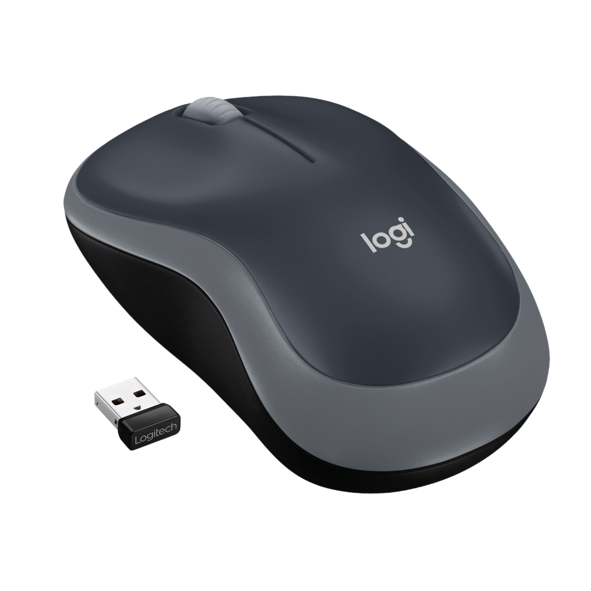 Logitech (910-002235) M185 Wireless NanoUSB Mouse - 2.4GHz - Black