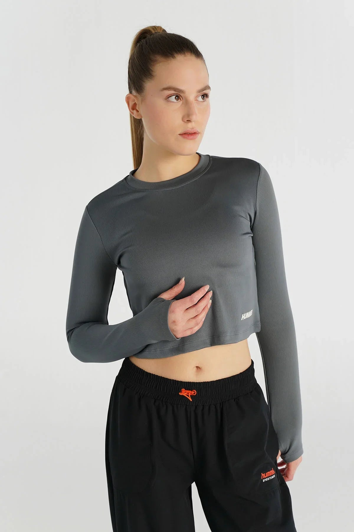 HUMMEL HMLDOLBY CROP T-SHIRT L/S