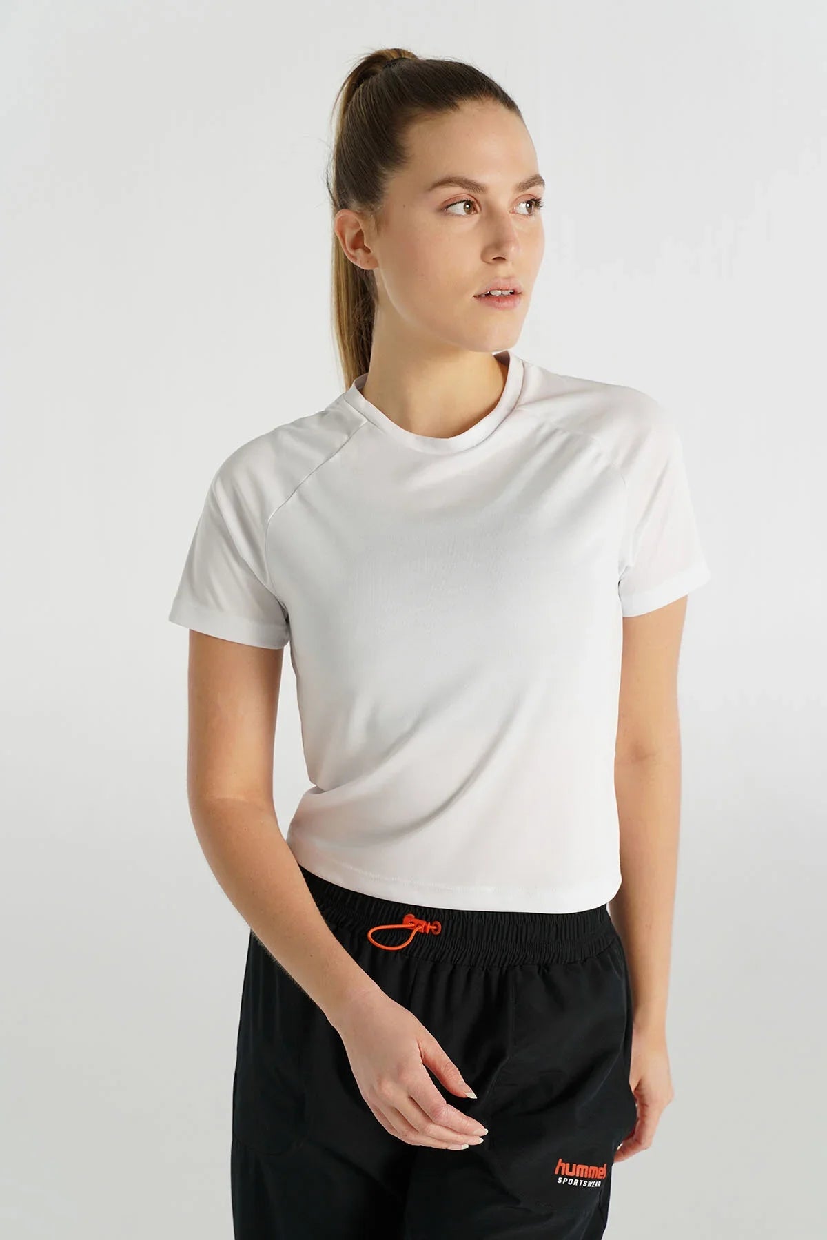 HUMMEL HMLVALERY CROP T-SHIRT S/S