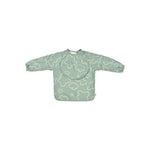 BÉABA 2-in-1 Fabric Bib with Removable Sleeves – Sage Green