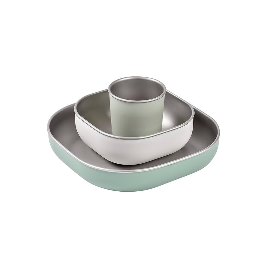 Stainless Steel Meal Set Sage Green