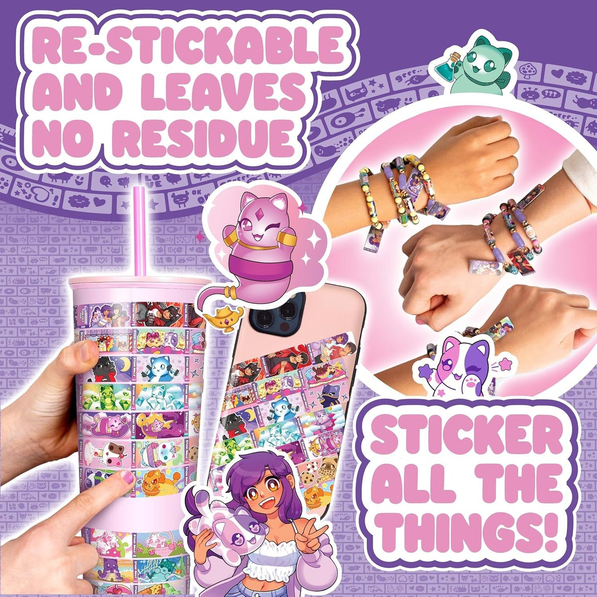 Sticki Rolls Wearable Sticker Blind Pack
