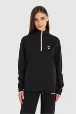 HUMMEL- HMLFUYU ZIP NECK SWEATSHIRT