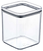 Crystal Square Storage Container 1L Airtight Polystyrene Food Box