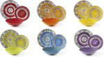 ETNO COLOR 18-Piece Dinner Set - Porcelain & Earthstone, Dishwasher Safe