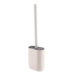 Oval Toilet Brush Matte Polyresin Minimalist Bathroom Accessory