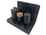 Salt, Pepper & Toothpick Set with Tissue Stand