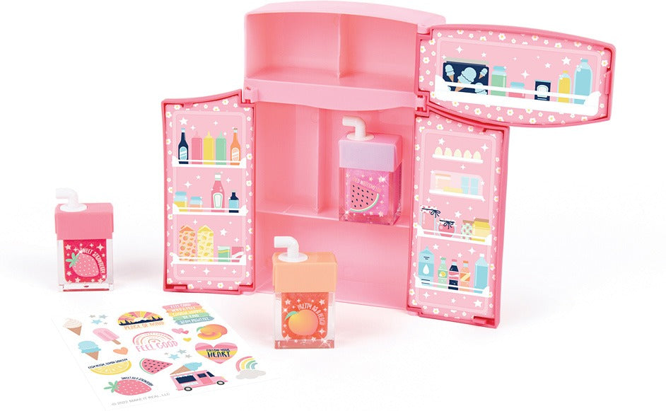 Make It Real 3C4 G Mini Fridge Lip Gloss Set