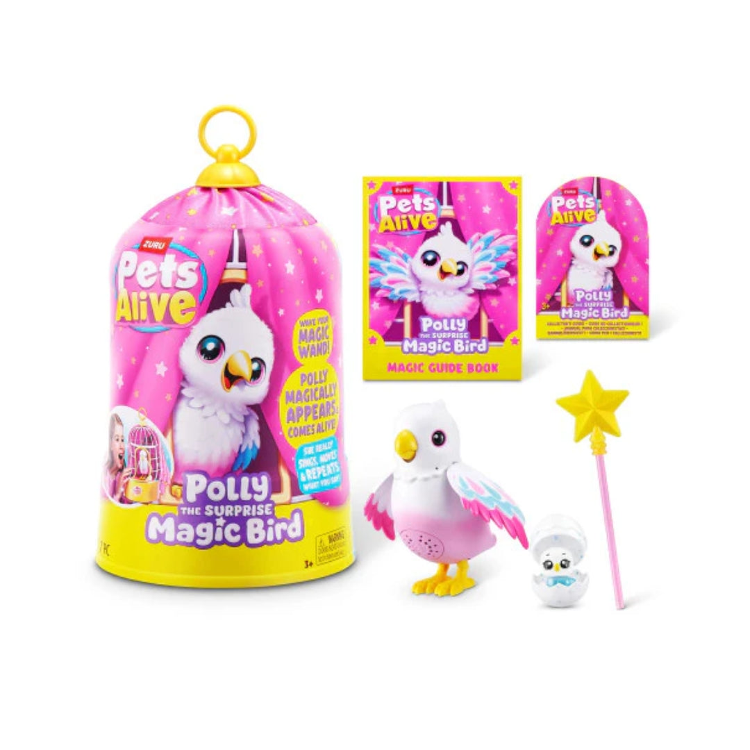ZURU Pets Alive Polly The Surprise Magic Bird