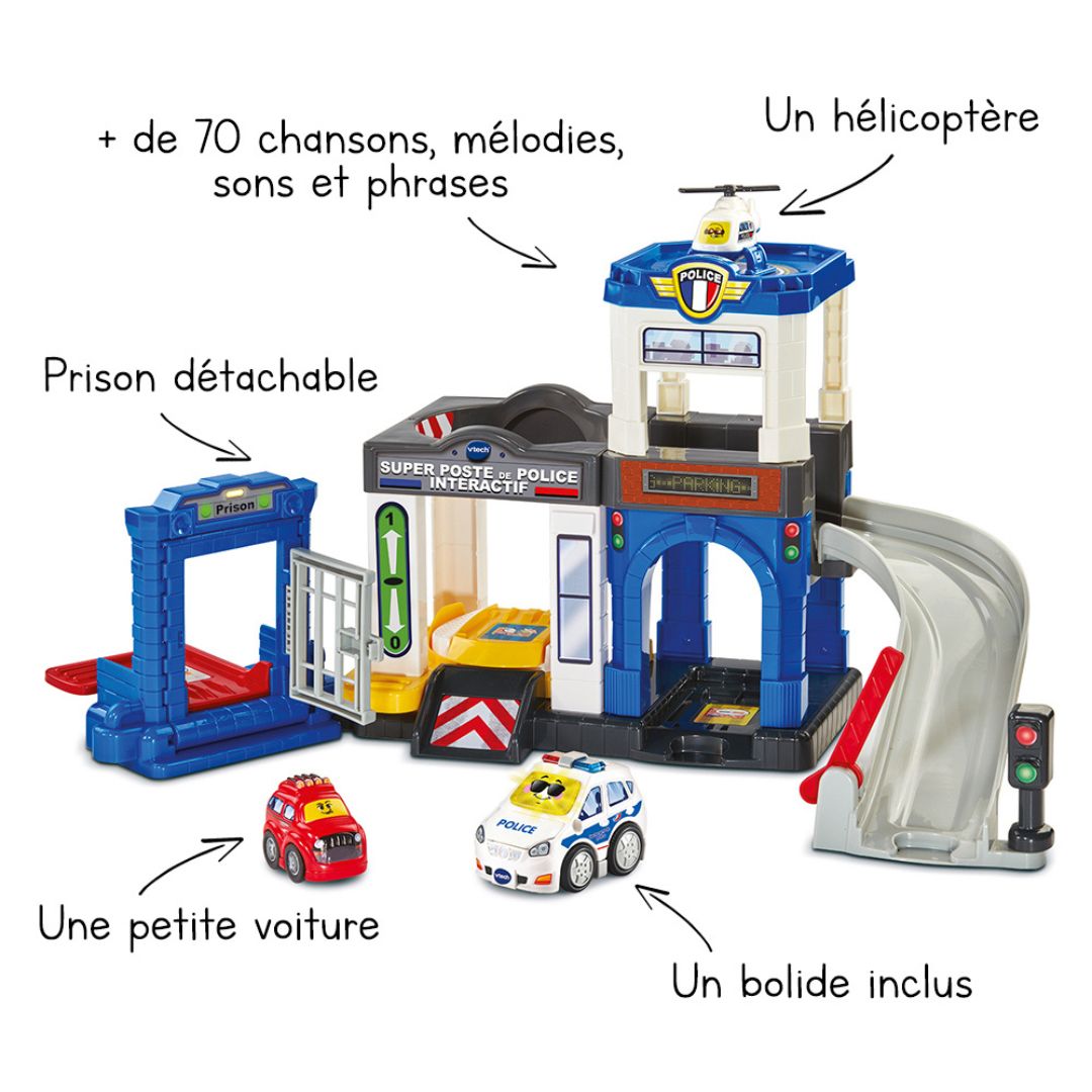 VTech Circuit Super Poste de Police Interactif Toy