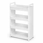 Multi-Use Rolling Storage Trolley Slim Multi-Tier 53x18x93.5 cm