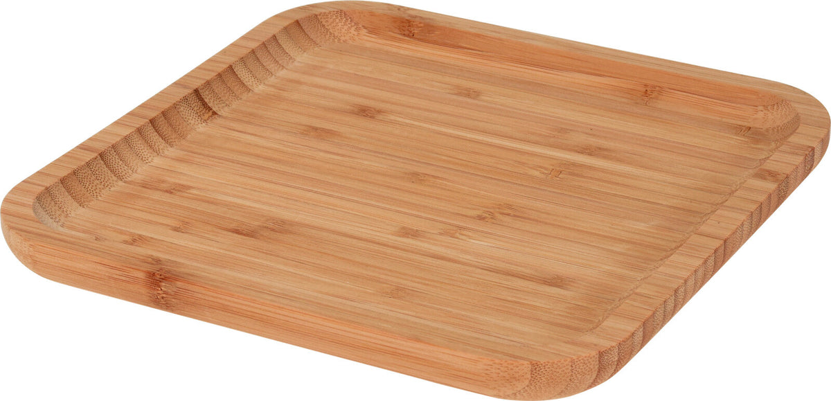 Natural Bamboo Wooden Tray, 30x30 cm