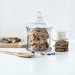 BISCUITS JAR GLASS Round Transparent 1L