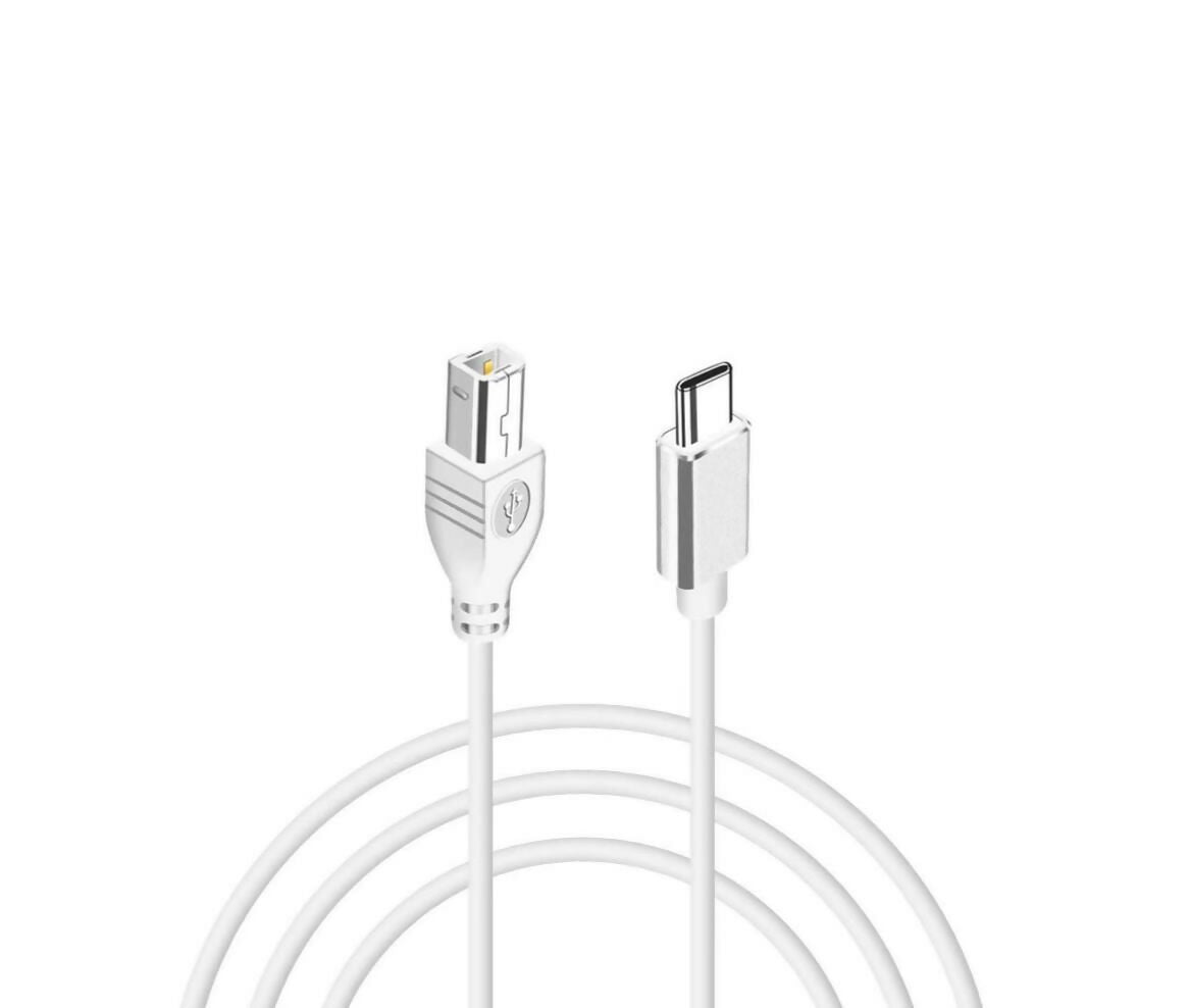 USB-B to USB-C Conversion Cable 1m For Piano , Printer, Scanner