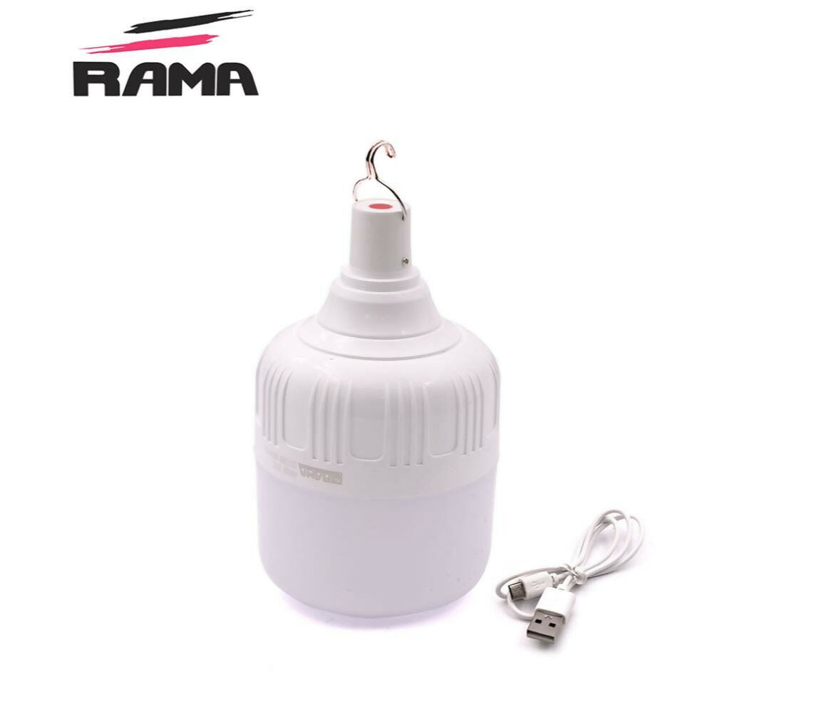 LED Light Bulb | White | USB Reachargeable| 80W