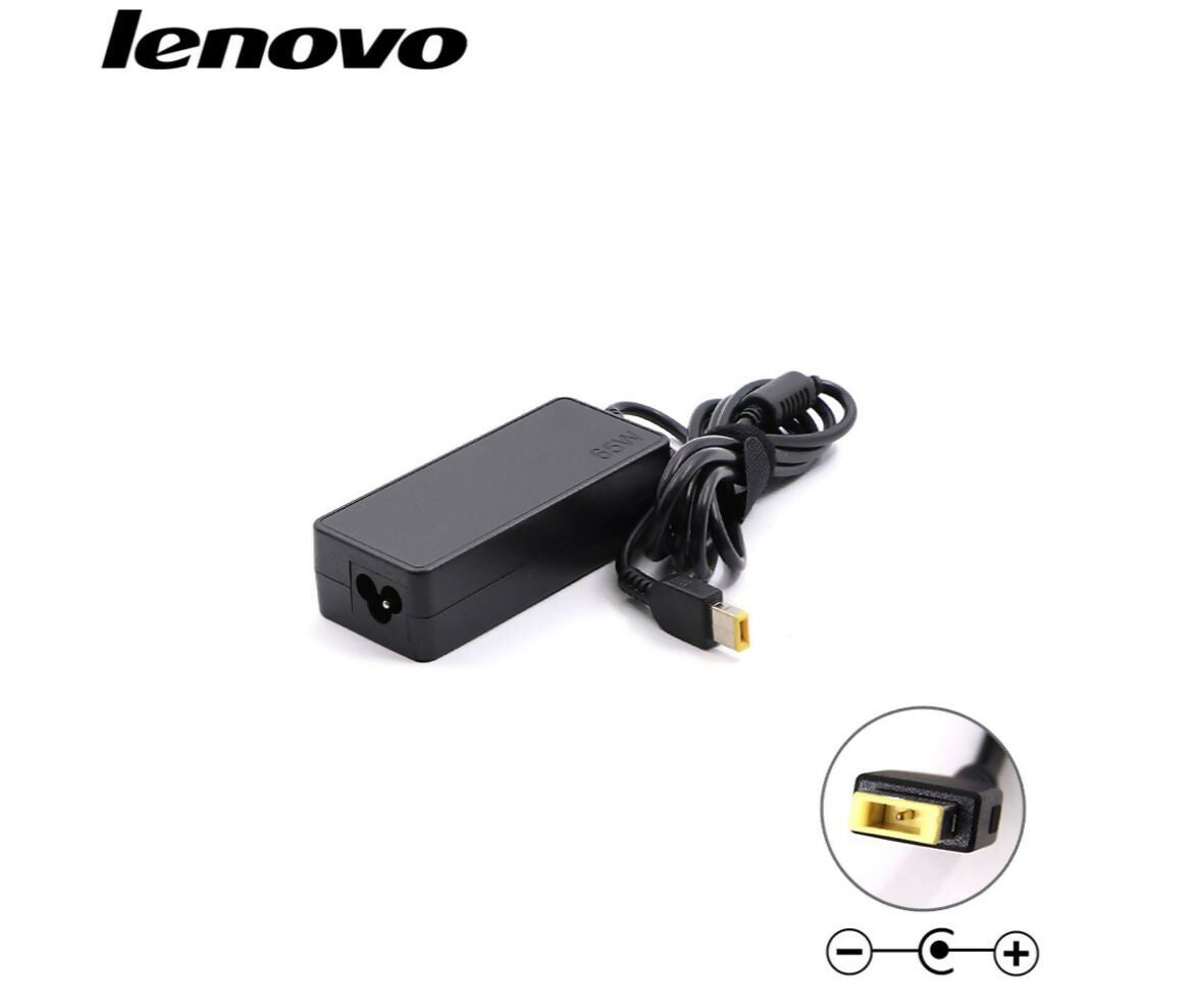 Laptop Power Adapter | DC 20V 3.25A 65W | Square | Lenovo Thinkpad Original