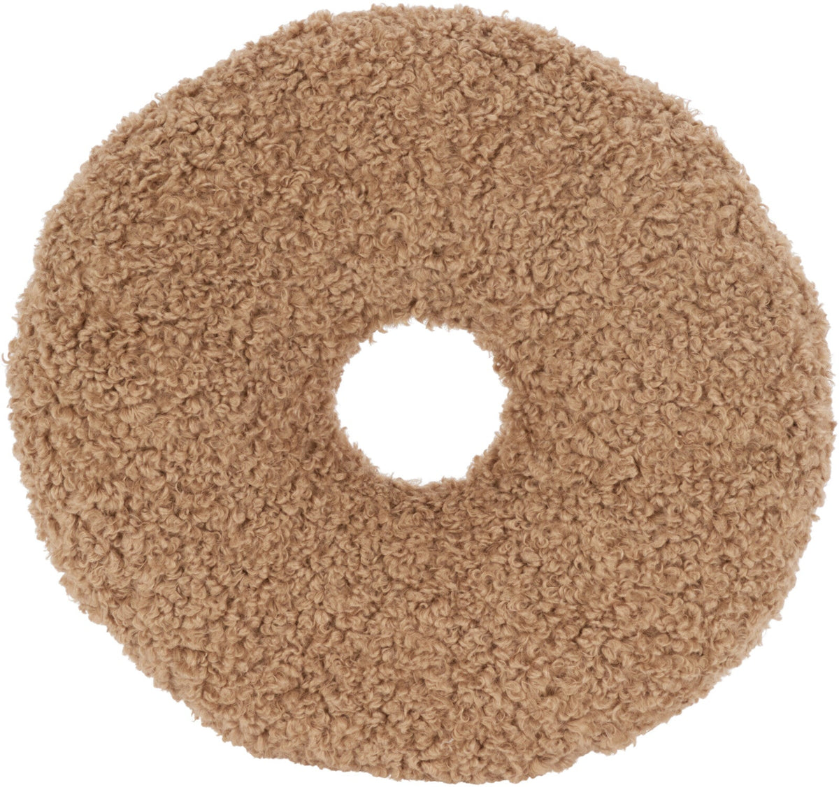 Cushion Donut Donut-Shaped Teddy Cushion 35x35 cm Polyester