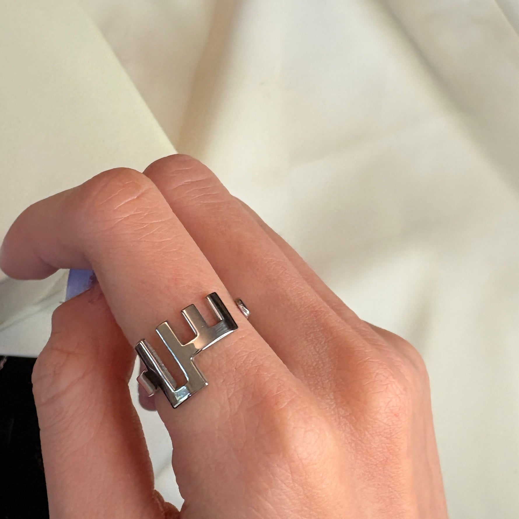 Customized Letter Ring