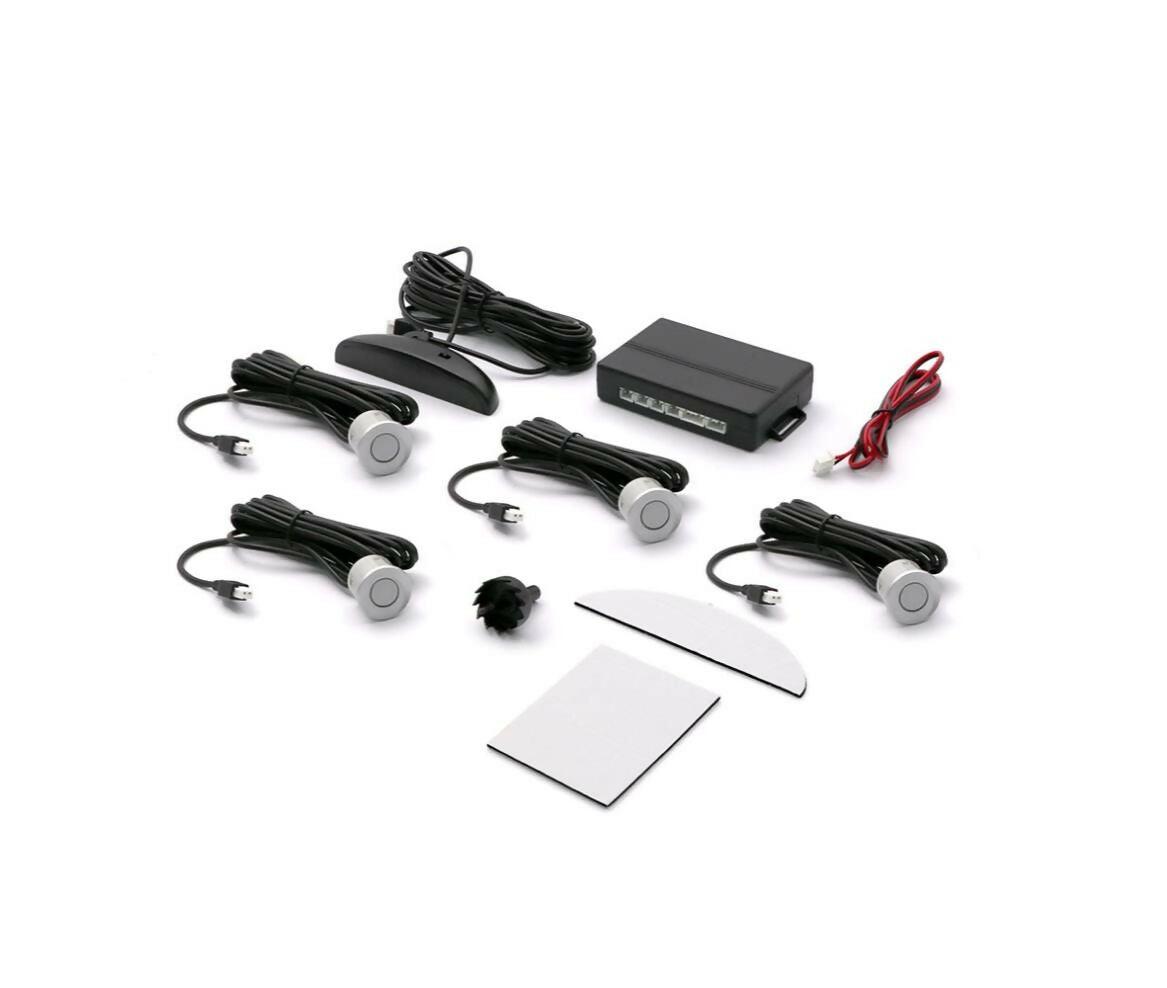 Car Parking Aid System | LED Display | Silver