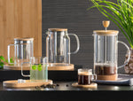 Bamboo Glass Coffee Maker 60cl