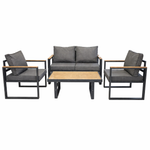 Modern Steel Lounge Set