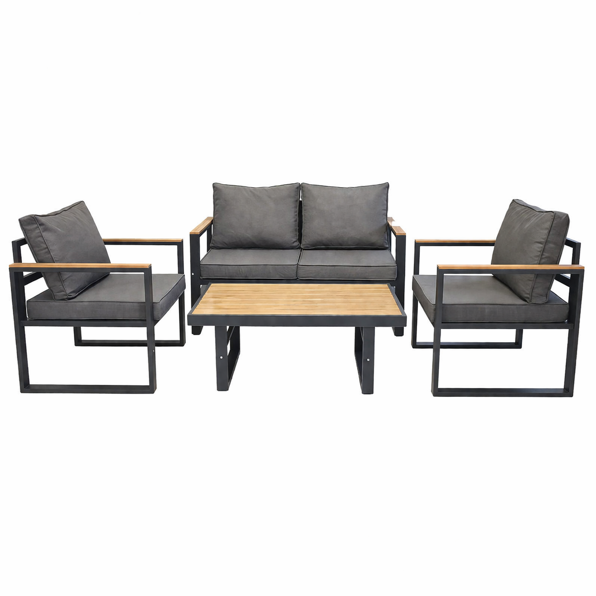 Modern Steel Lounge Set