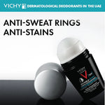 Vichy 72H Invisible Resist Dermo Deodorant for Men - 50ml