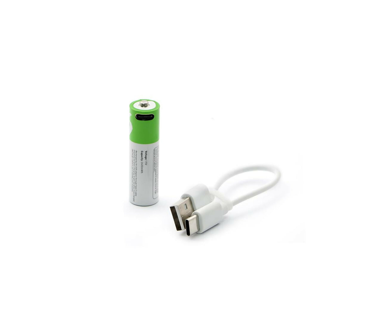 Lithium Li-ion Battery | 1.5V 1730mAh | 1x AA | USB-C