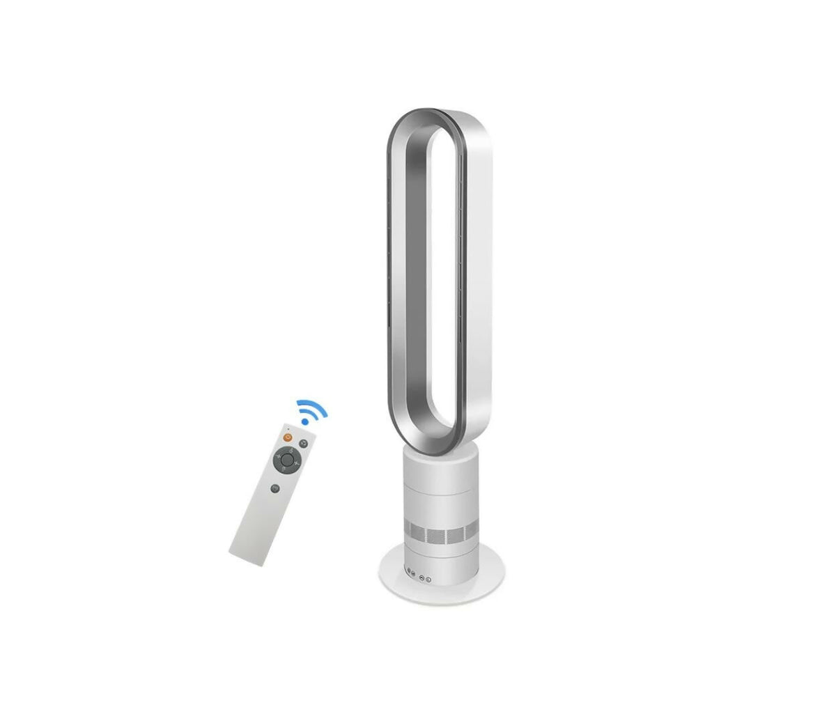 Fan Stand | 38" | Bladeless | 220V AC | H601 | Silver-White