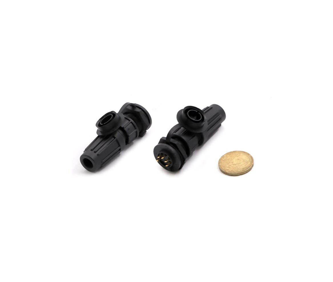 Plug Socket Connector 5-Pin | Waterproof | Cable Mount