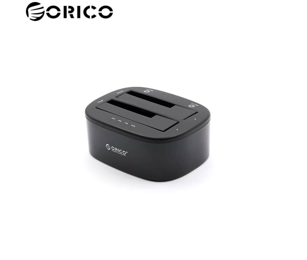 Hard Drive Enclosure Docking | 2x 2.5" & 3.5" USB 3.0 & SATA | Orico