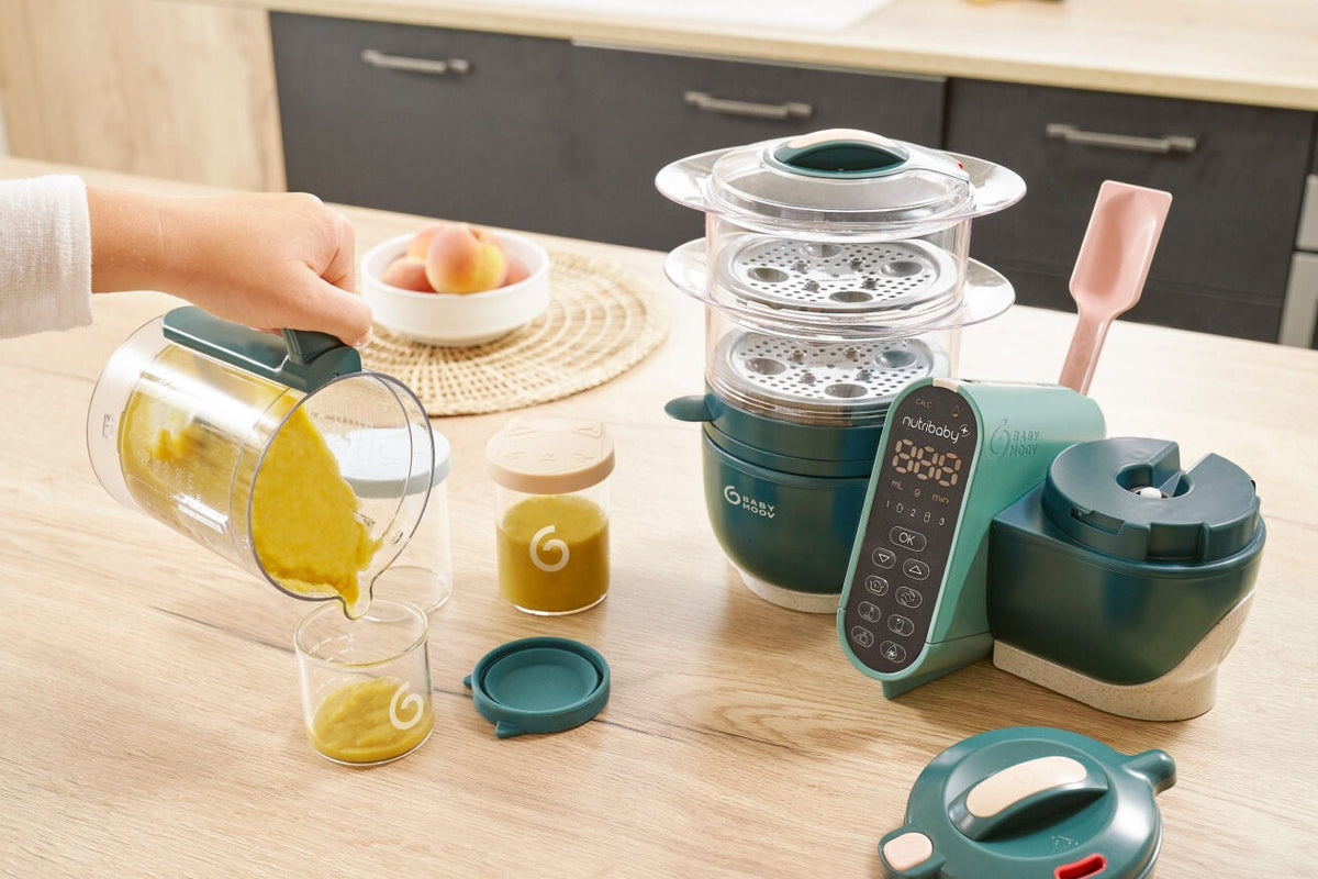 Babymoov Nutribaby+ 6-in-1 Food Processor – Opal Green