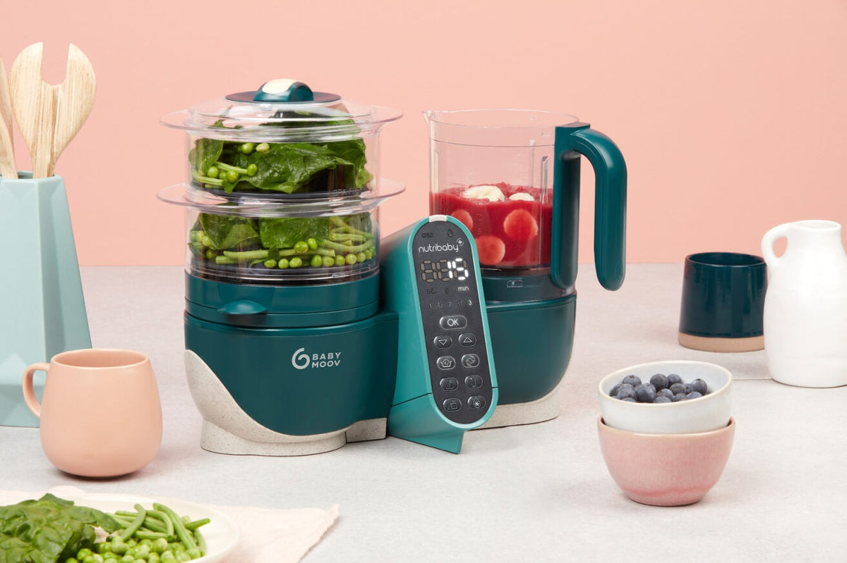 Babymoov Nutribaby+ 6-in-1 Food Processor – Opal Green