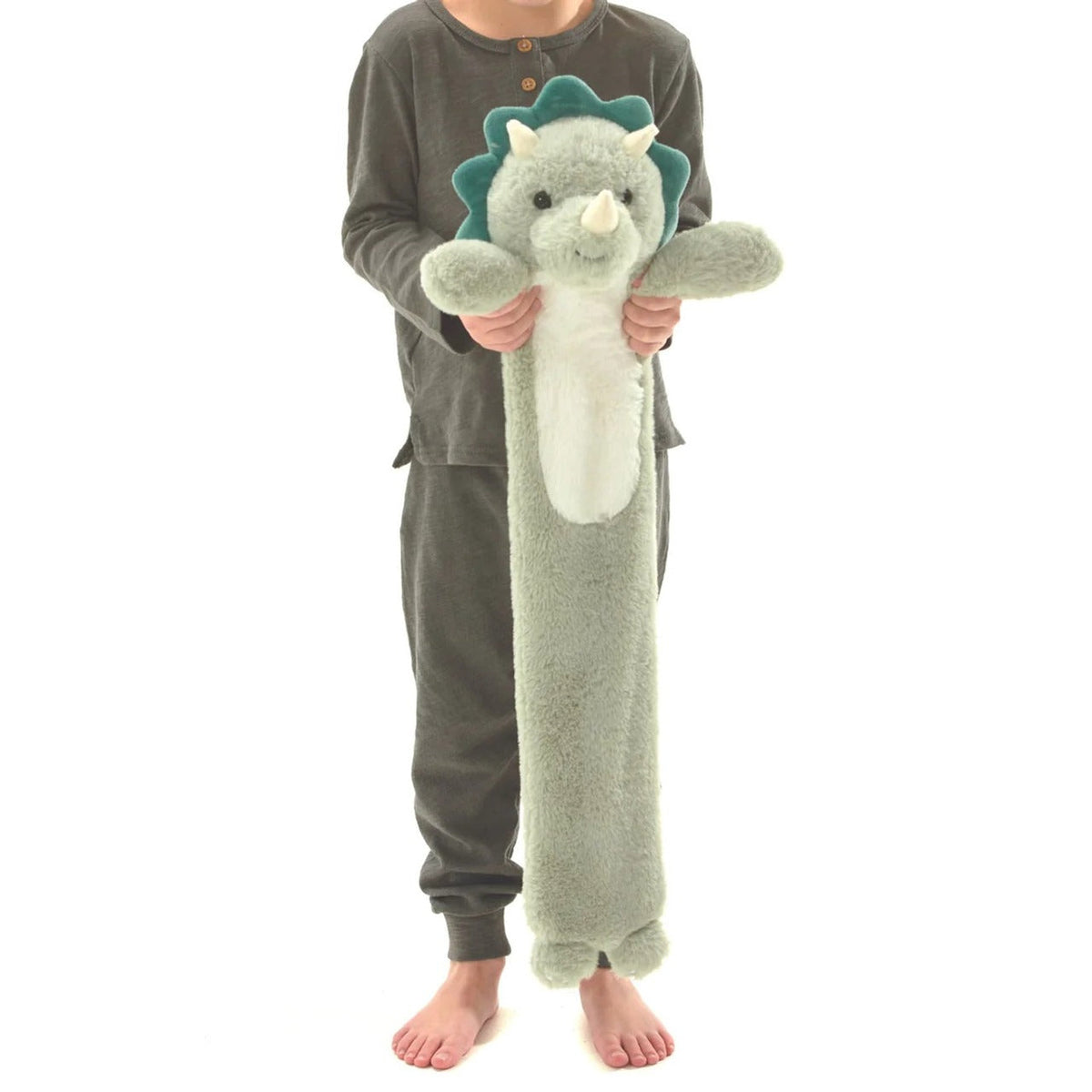 Kids Dino Long Hot Water Bottle