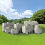 Horizontal poly tank 1000L