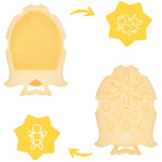 Massage brush made of silicone