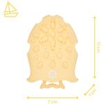 Massage brush made of silicone