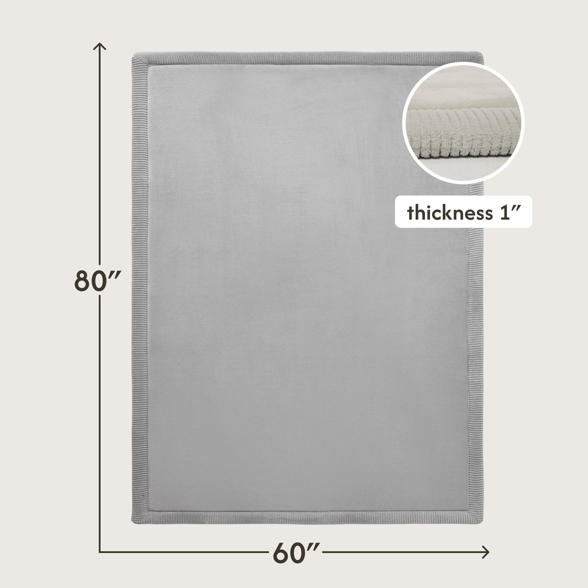 Hakuna Mat Cloud-Soft Children's Rug – Grey