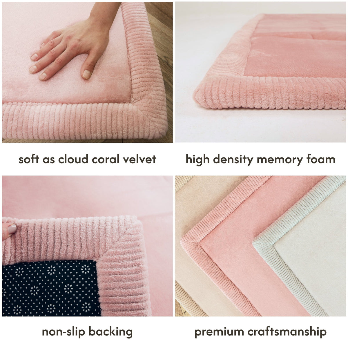 Hakuna Mat Cloud-Soft Children's Rug (200 x 150 x 2.5 cm) – Pastel Collection