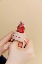 Fruit teat baby feeder - Blush