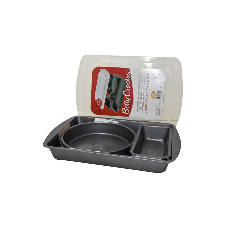 Betty Crocker – 3 pieces Bake and lid