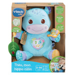 VTech Baby Plush Theo My Cuddly Hippo – Blue (French Edition)