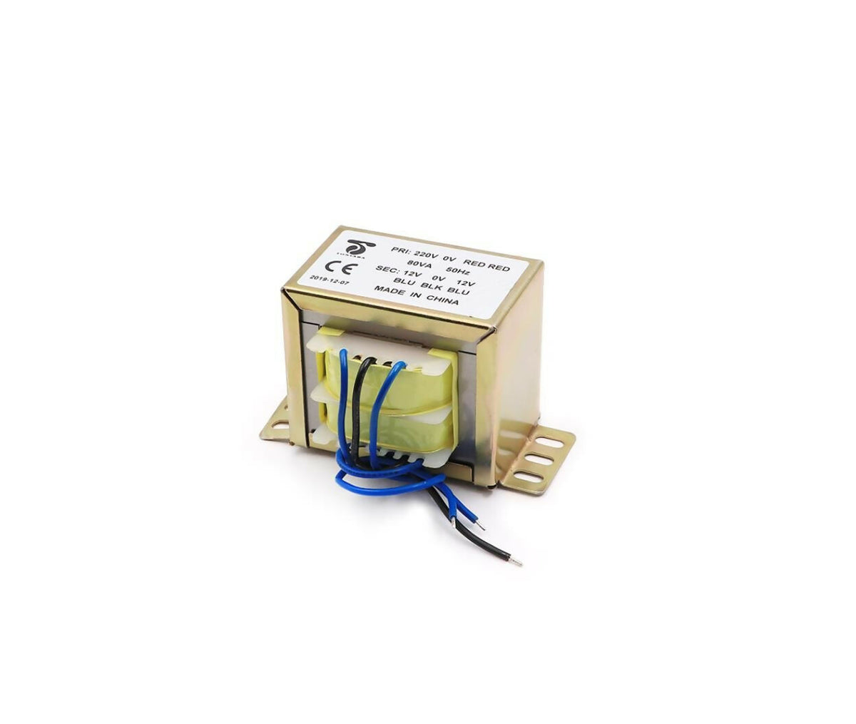 Transformer AC | 220V - 2x 12V | 80VA