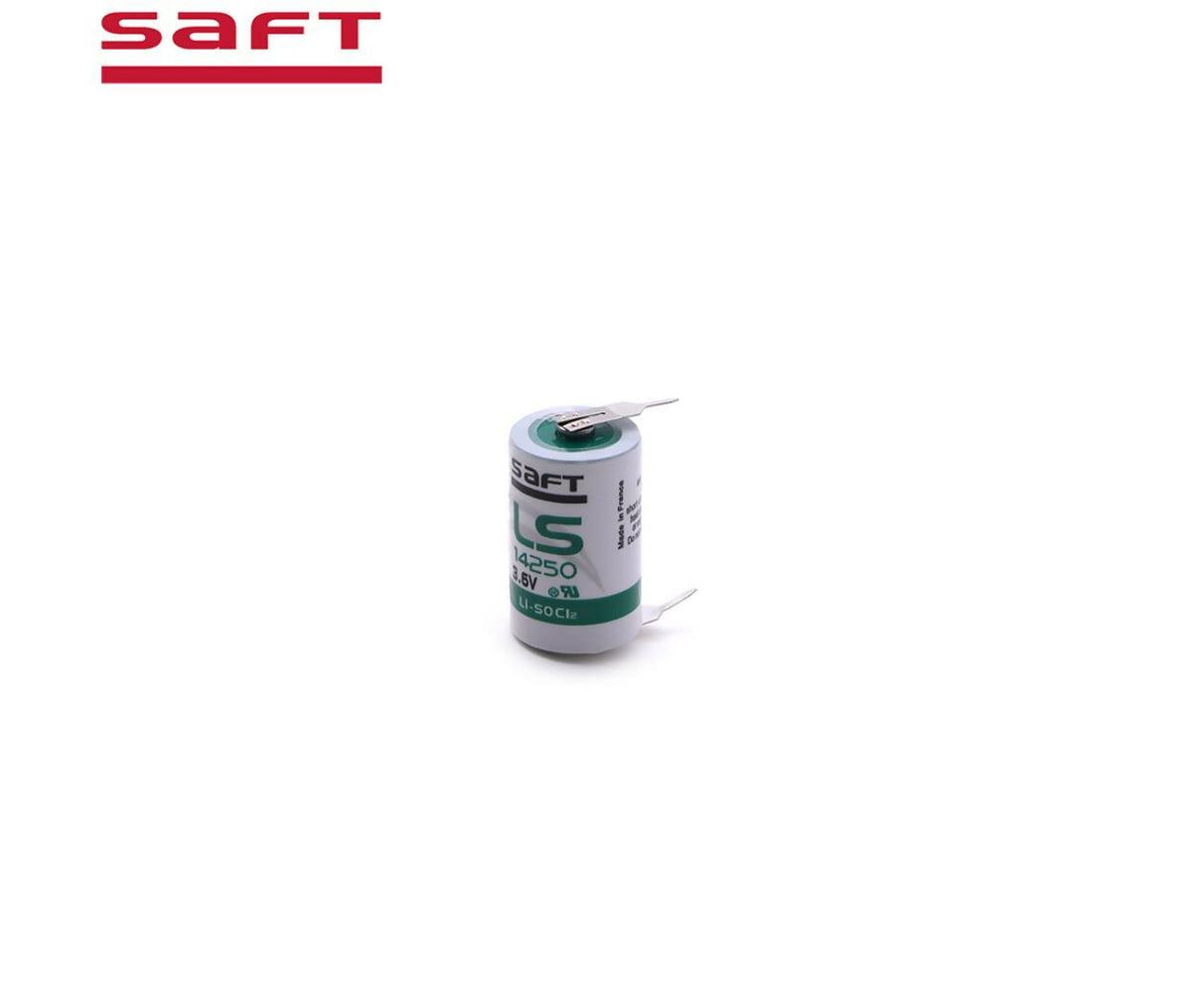 Lithium-SoCl2 Battery | 3.6V 1200mAh | LS14250 | Tag | Saft