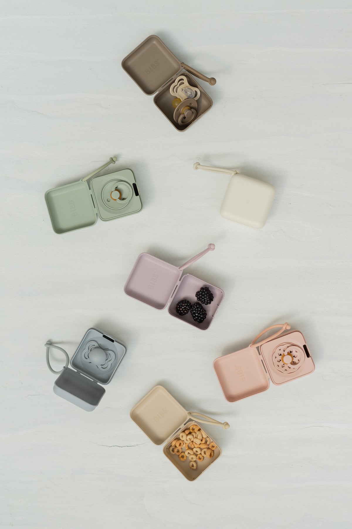BIBS PACIFIER BOX IVORY