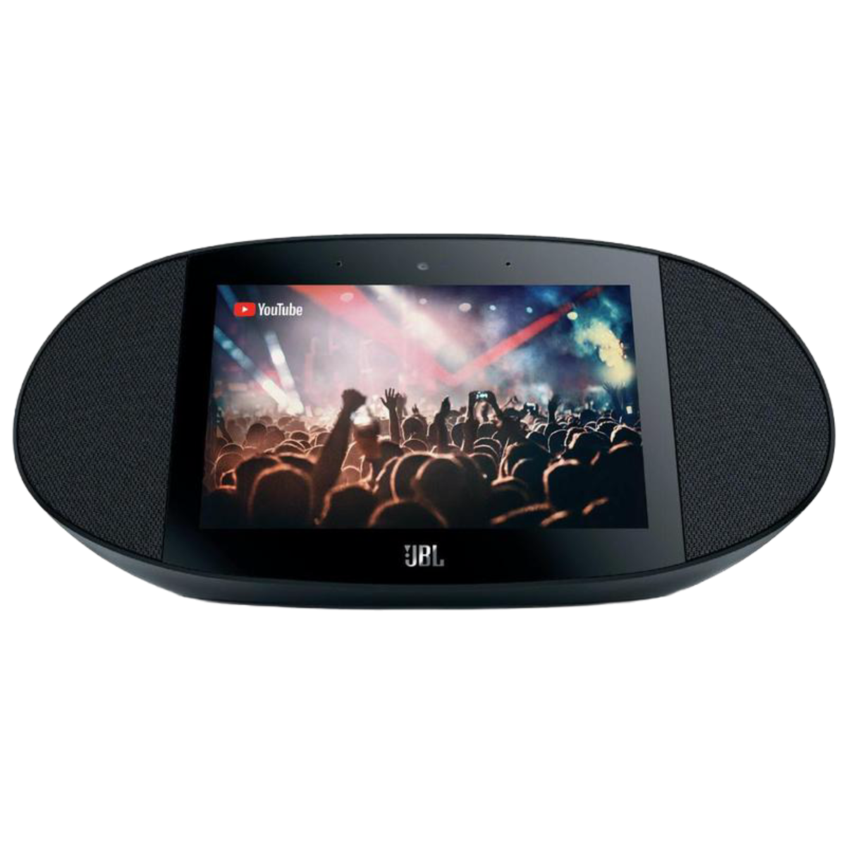 JBL Link View Voice-activated Smart Speaker; Assistant; Music Player, 1Y - Black