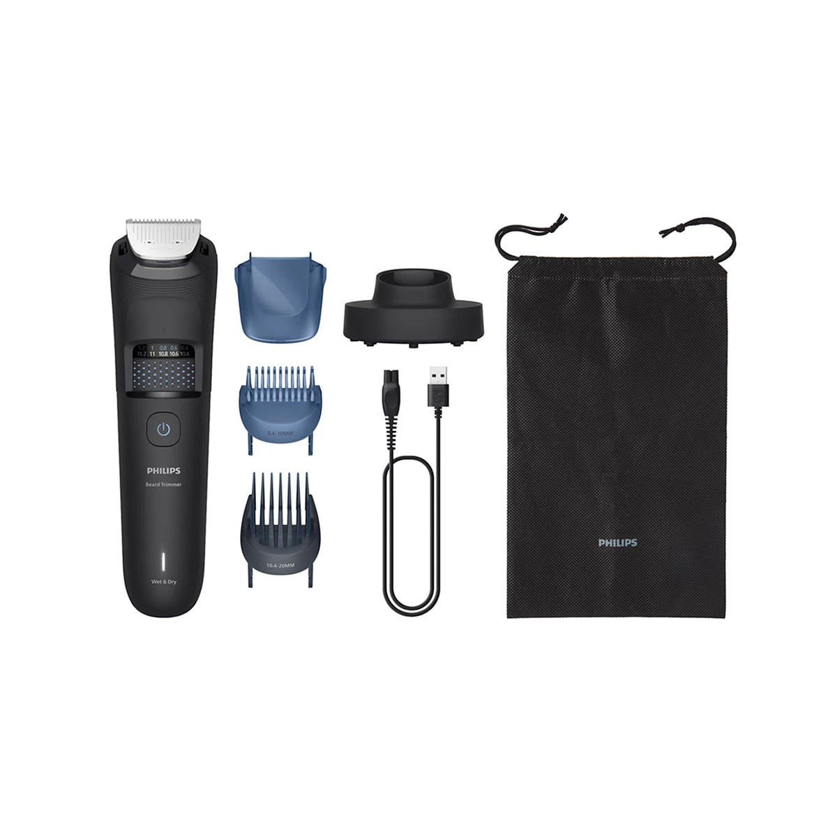Philips Beard Trimmer Cordless Wet & Dry 0.4-20mm