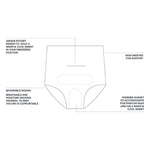 Bare Mum Postpartum Briefs Reversible – Black