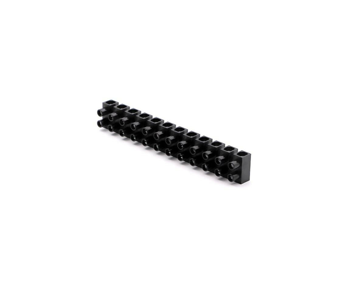 Terminal Block | Barrier | 16mm | 12-Way | White